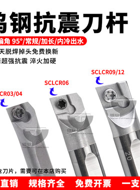 8倍抗震钨钢内孔刀杆内冷出水
