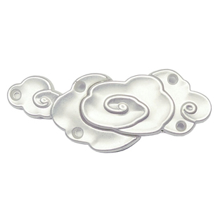 大祥云-银-汉服子母扣-原创复古立领对襟比甲明制金属扣满49包邮