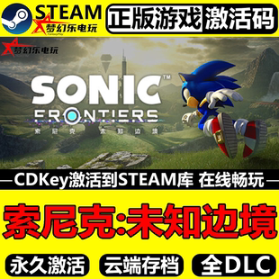 索尼克未知边境 正版Steam激活码CDKey入库 Sonic Frontiers全DLC