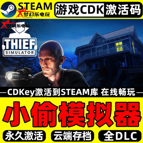 小偷模拟器Steam激活电脑游戏