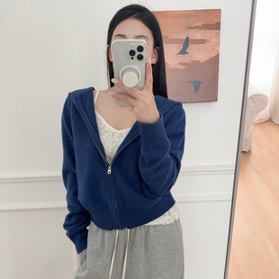 [赵露思同款]许我耀眼许妍穿搭毛衣针织开衫连帽卫衣/纯棉运动裤