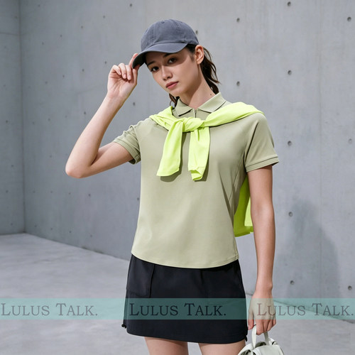 迪系｜户外轻奢线 女士速干POLO衫柔软透汽网眼结构短袖 26年