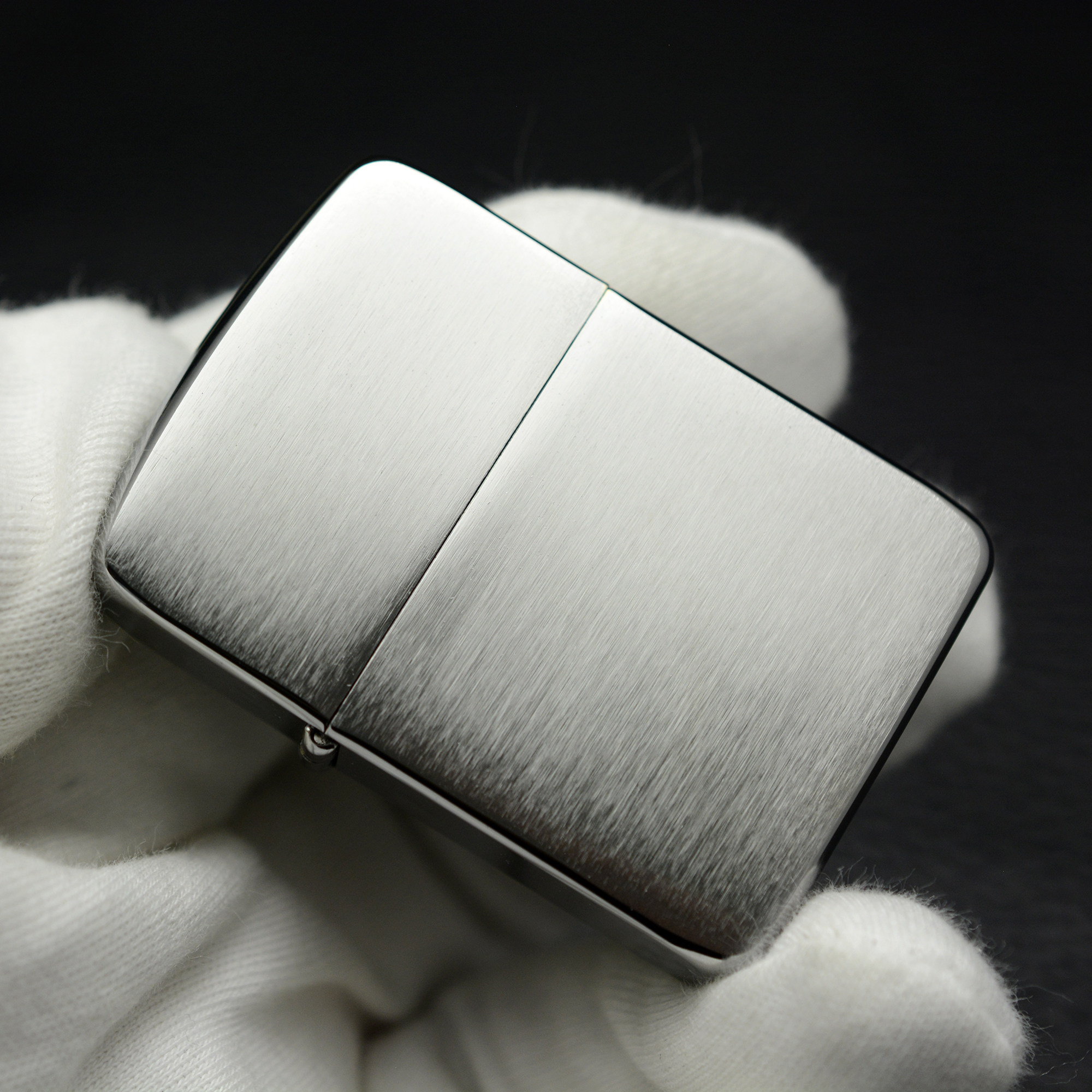正品ZIPPO 之宝 打火机 镀铬拉丝银色复刻 1941 光板