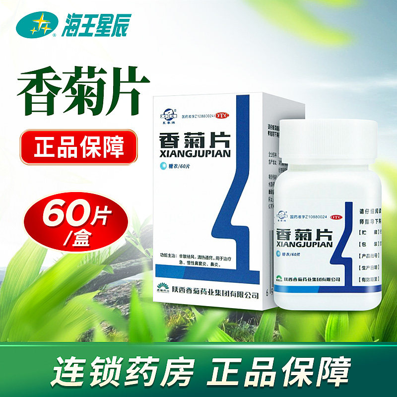 东秦牌 香菊片60片