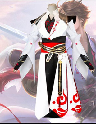 李白cos服装王者青莲仙新皮裤子