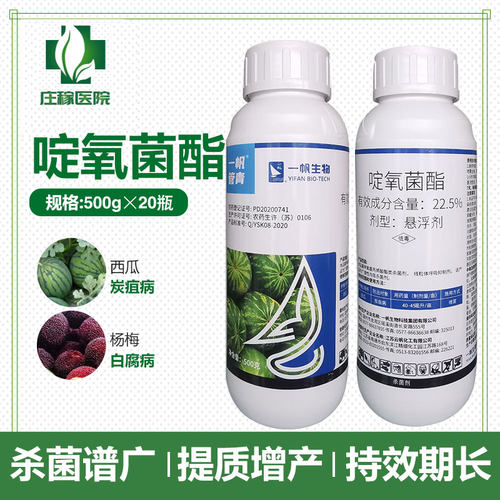 叶斑病啶氧菌酯叶枯病蔓枯病