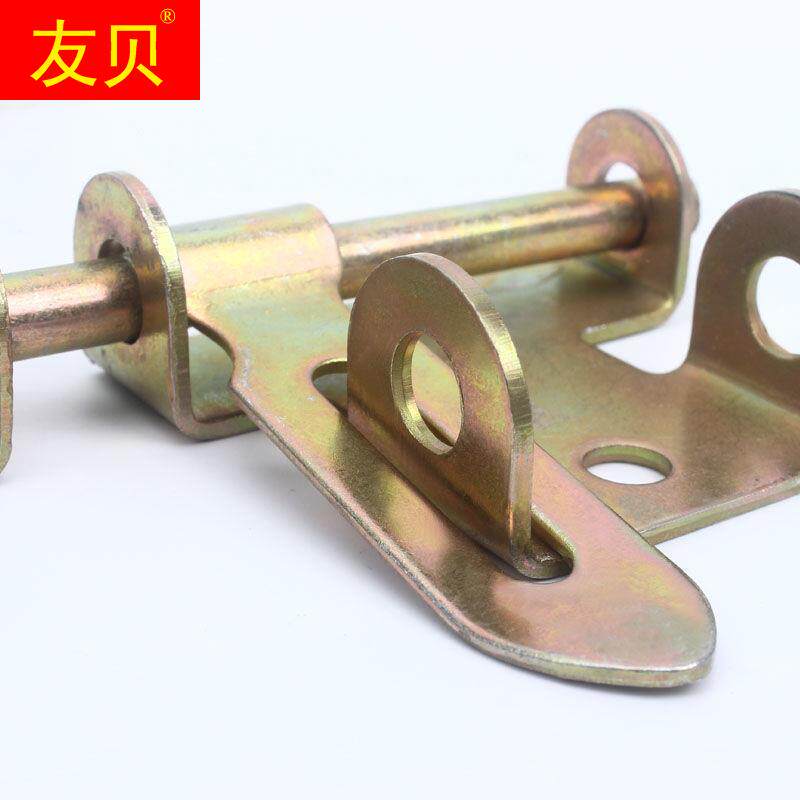 大门栓焊接铁门栓大门双开门左右门扣老式门锁门栓子门扣铁门插销