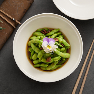 陶瓷碗盘子碗筷套装 日式 陶瓷碗家用菜碗汤碗沙拉碗餐具套装