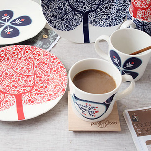 家用餐具套装 英国RD日式 陶瓷马克杯咖啡杯碟子盘子碗碟套装