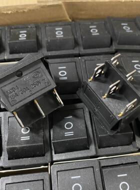 KCD4电源翘板船型开关 3档6脚 三档六脚 双刀双掷 15A/30A 大电流