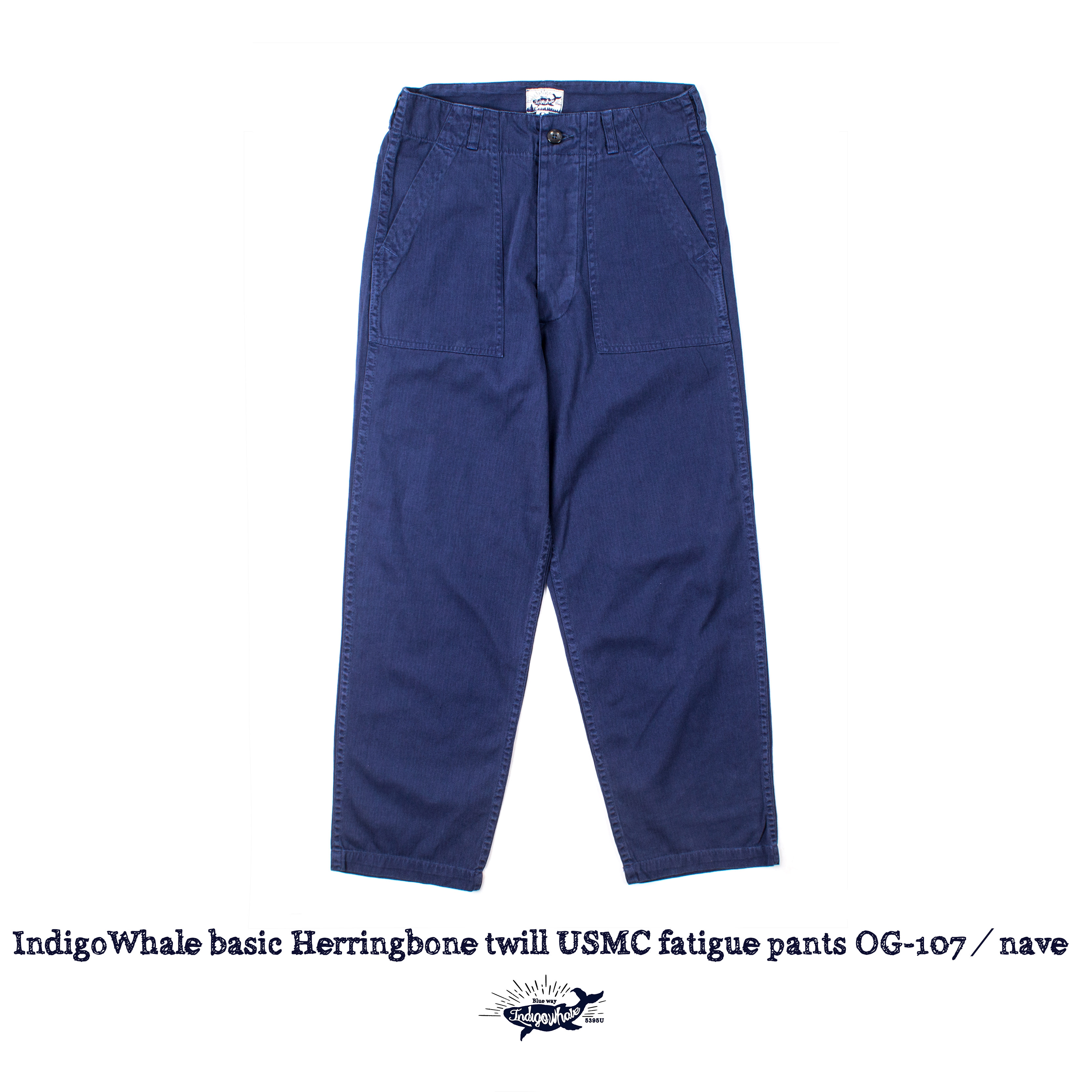 IndigoWhale HBT fatigue pants OG107 美式複古高腰闊腿軍褲兩色在類目 男裝, 休閒褲中 - 來自Buy2taobao.com提供專業的淘寶代購服務