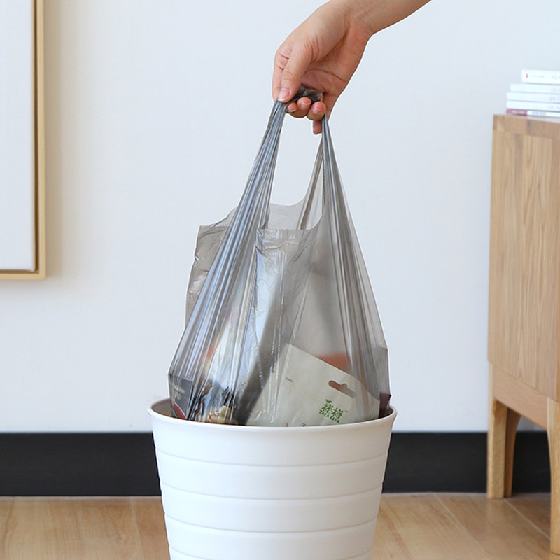 100只 手提背心式家用垃圾袋卷装一次性酒店厨房加厚黑色塑料袋,家庭/个人清洁工具,家用垃圾袋,淘宝优惠券,粉丝福利购,淘宝优惠卷