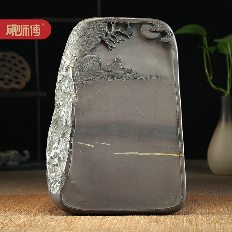 Inkstone master manual Inkstone Duan master 2018 In the works<The moon sends lovesickness>Zhaoqing Pit rock Duan Stone eye Banana leaf white Azure Collection Boutique Inkstonein the Electronic Dictionary/Electronic paper book/Stationery , Painting tools/Painted wood/Calligraphy Supplies , Yantai category - from Buy2taobao.com to provide professional Taobao agent buy service