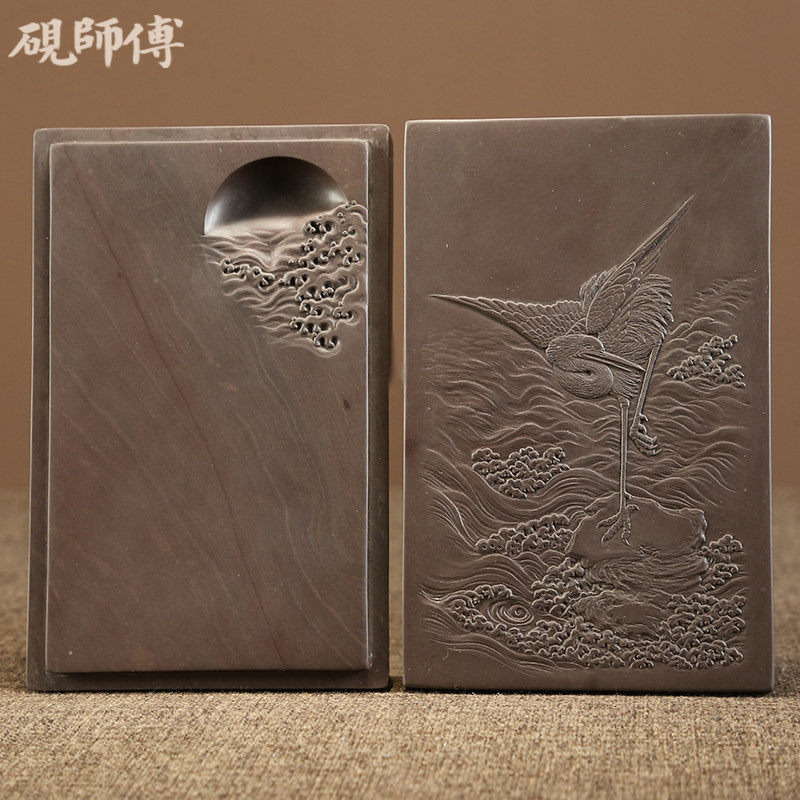 砚师傅 砚台带石盖肇庆端砚梁满雄大师工作室出品《一品当朝》宋坑