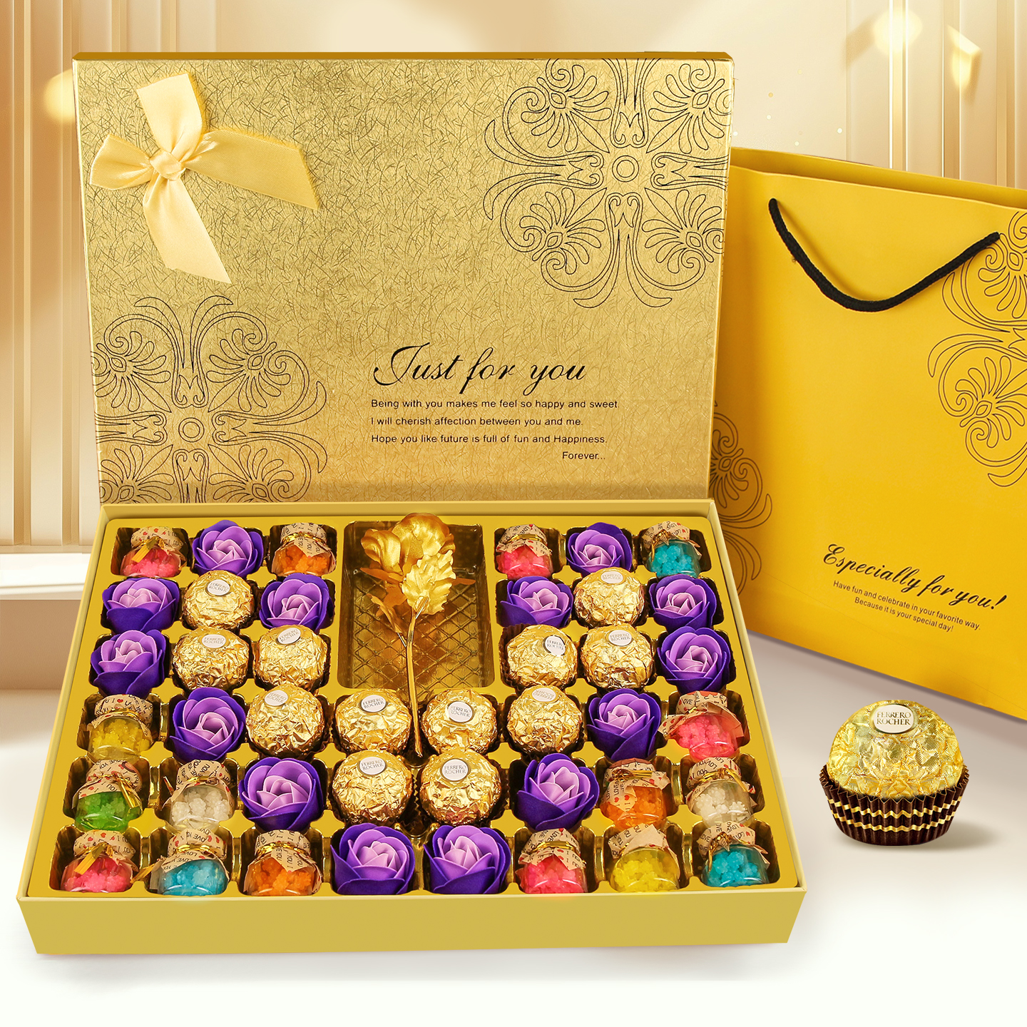 费列罗榛果威化巧克力礼盒送女友