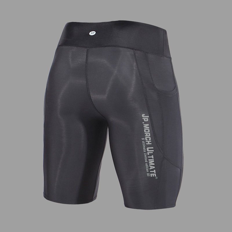 JP.MORCH 男子冰丝马拉松跑步健身五分裤 深蹲紧身篮球压缩速干裤