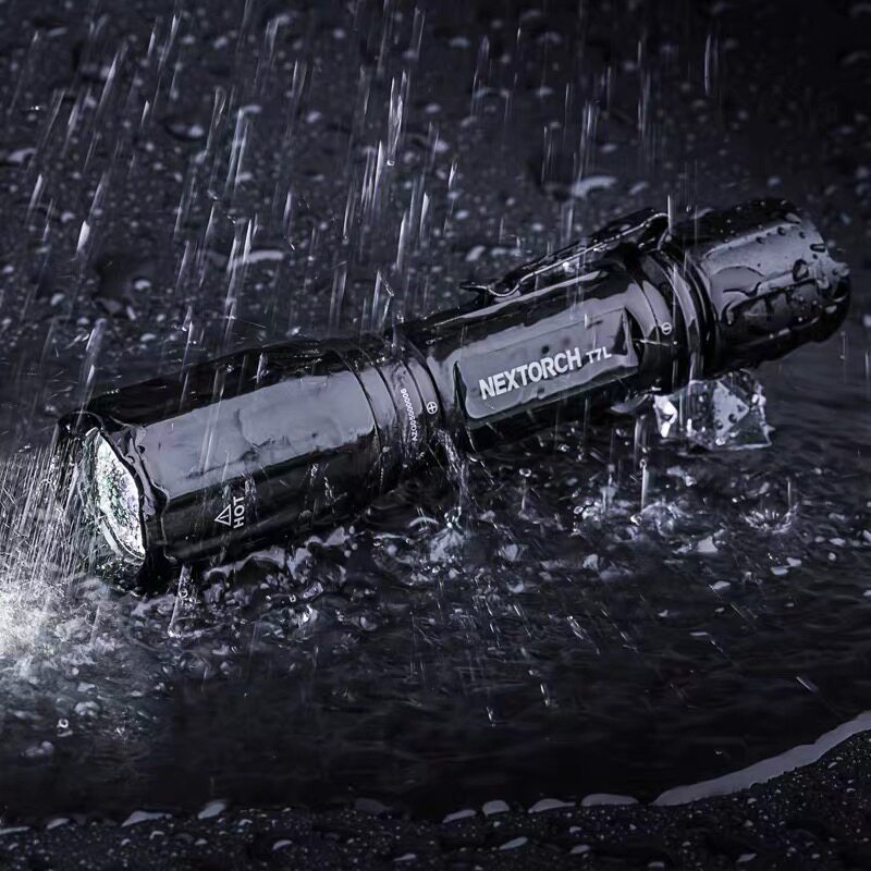 纳丽德白激光 t7l远射展会手电筒战术爆闪户外高亮直充强光照明