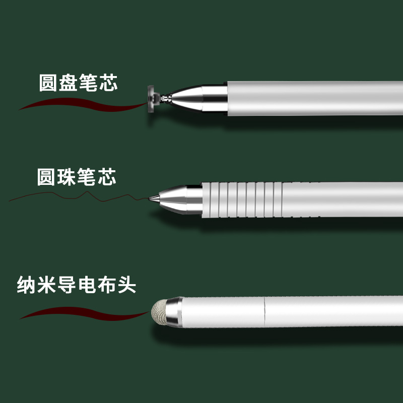 手机手写笔ipad苹果iphone华为matepad通用触屏电容笔平板电脑mini绘画专用2安卓触控触摸pencil点触画笔细头