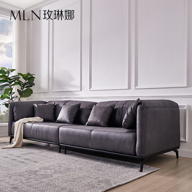 有赠品玫琳娜现代简约布艺北欧客厅布沙发