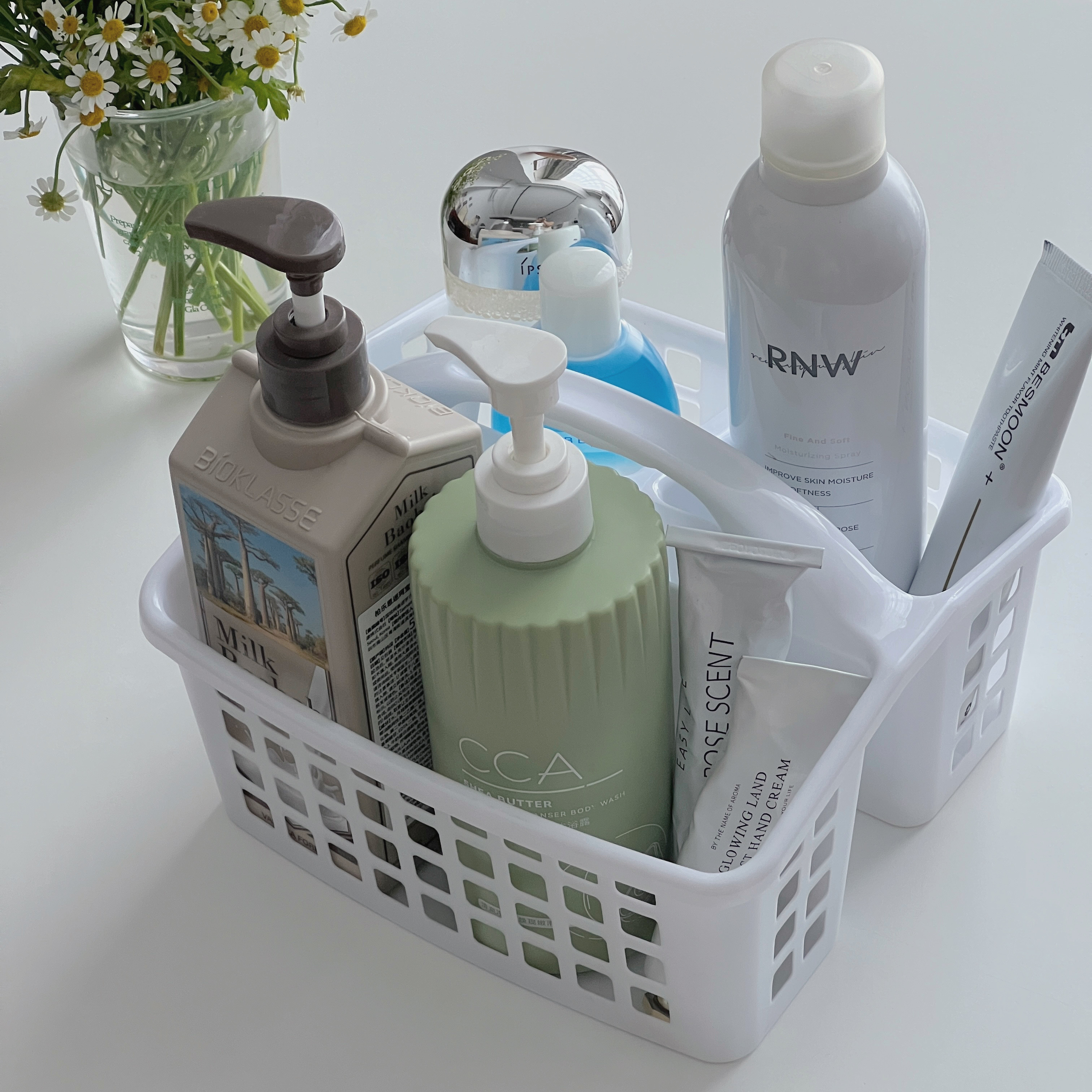 塑料分隔手提篮多储物空间