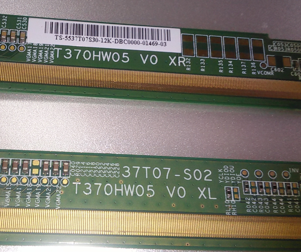 包上机！T370HW05 V0 XL/XR 37T07-S02 37T07-S03一对价格