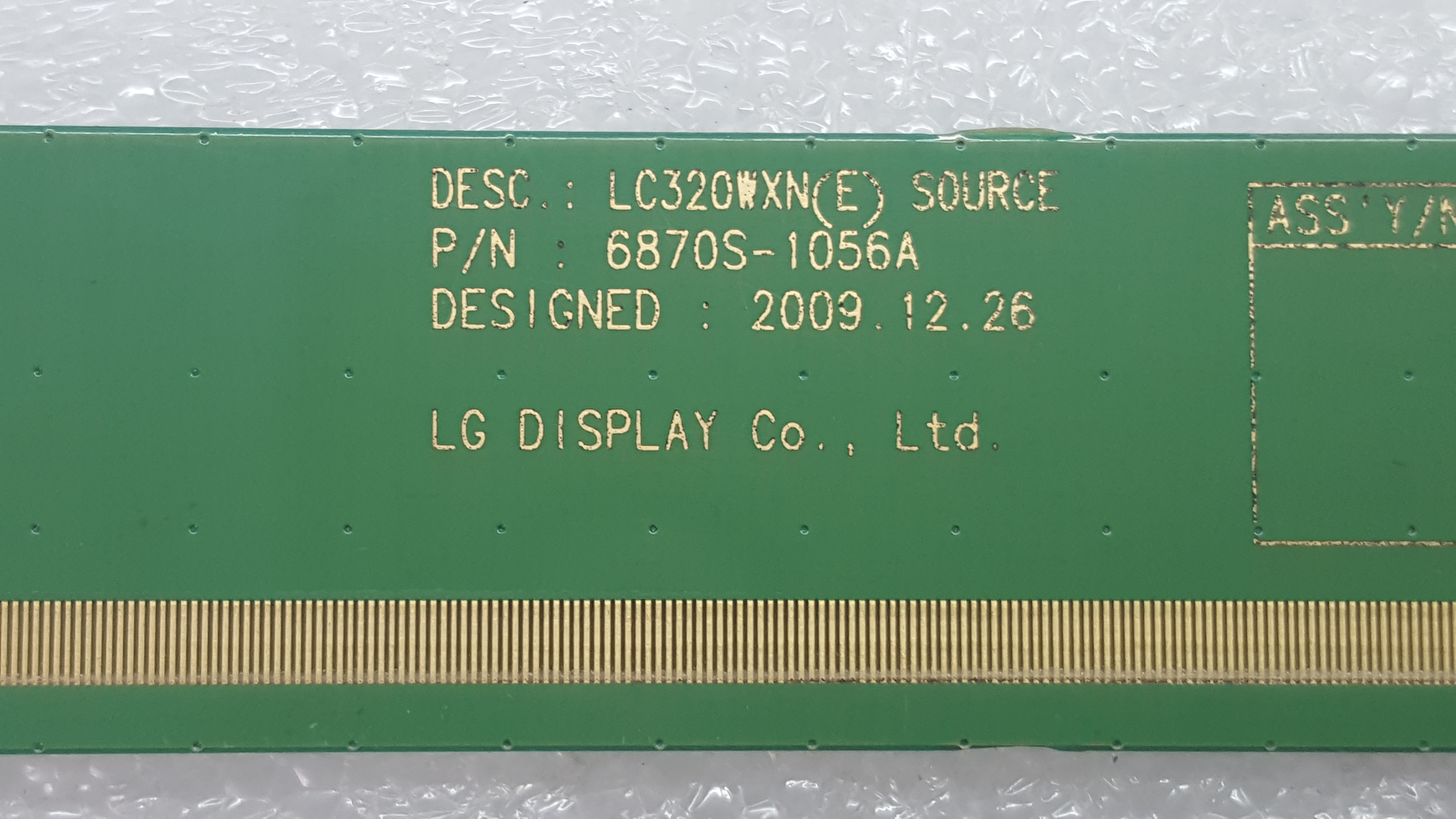 150原装LG边板 6870S-1056A LC320WXN(E) SOURCE 包好
