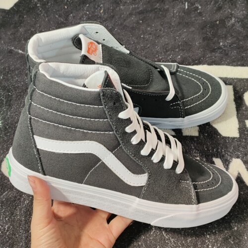 Vans Sk8-Hi深灰白线条高帮休闲板鞋VN0A7Q5N1O7