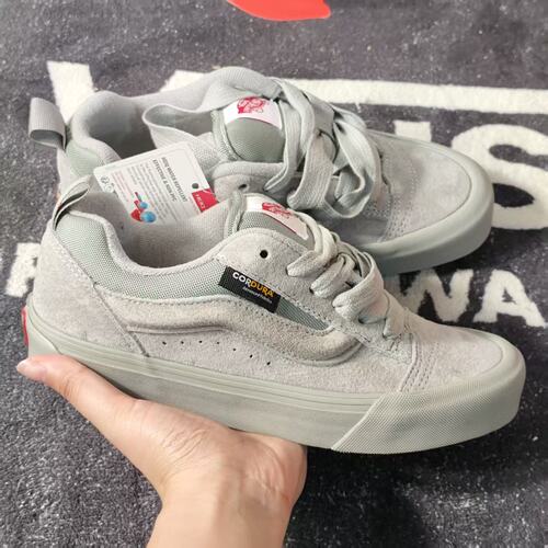 断码特价浅灰Cordura面料Vans Knu Skool复古厚底VN000CRPBXC