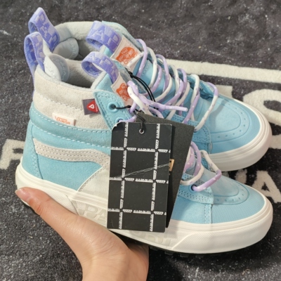 VANS x Napapijri联名浅蓝Sk8-Hi MTE高帮板鞋VN0A5HZZ97E
