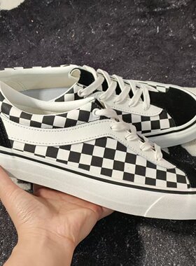 复古天花板！Vans黑白棋盘格Bold Ni真的太百搭VN0A3WLPR6R