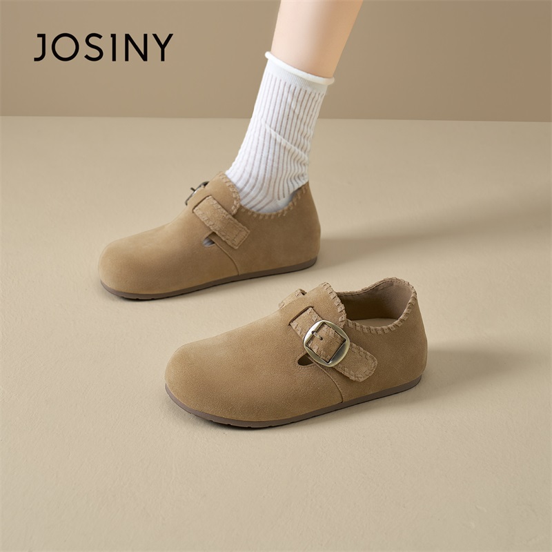 卓诗尼平底百搭勃肯鞋女