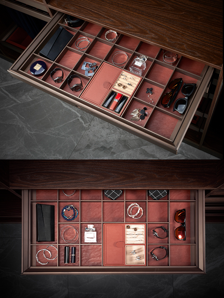 衣帽间收纳裤架阻尼拉篮衣柜伸