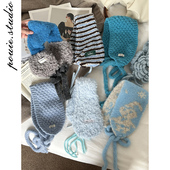 2025冬季 新款 复古纯色毛绒系带耳罩女户外骑行百搭保暖防寒耳捂子