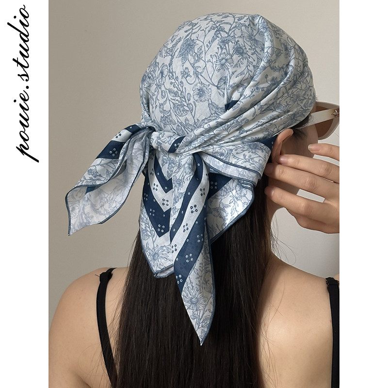 文艺小清新棉质碎花小方巾女2025春夏新款百搭辣妹包头巾装饰发带,服饰配件/皮带/帽子/围巾,围巾/丝巾/披肩,淘宝优惠券,粉丝福利购,淘宝优惠卷