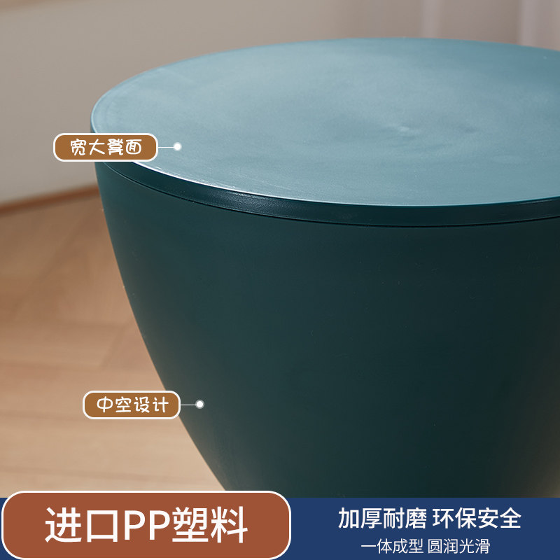 霍客森沙漏凳时尚凳子儿童小圆凳王子凳矮凳塑料浴室凳客厅卡通凳