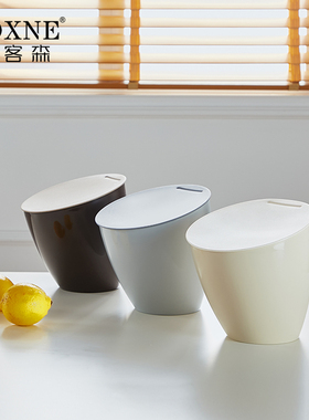 霍客森创意迷你小号室厨房家用多功能可爱有盖垃圾收纳桶