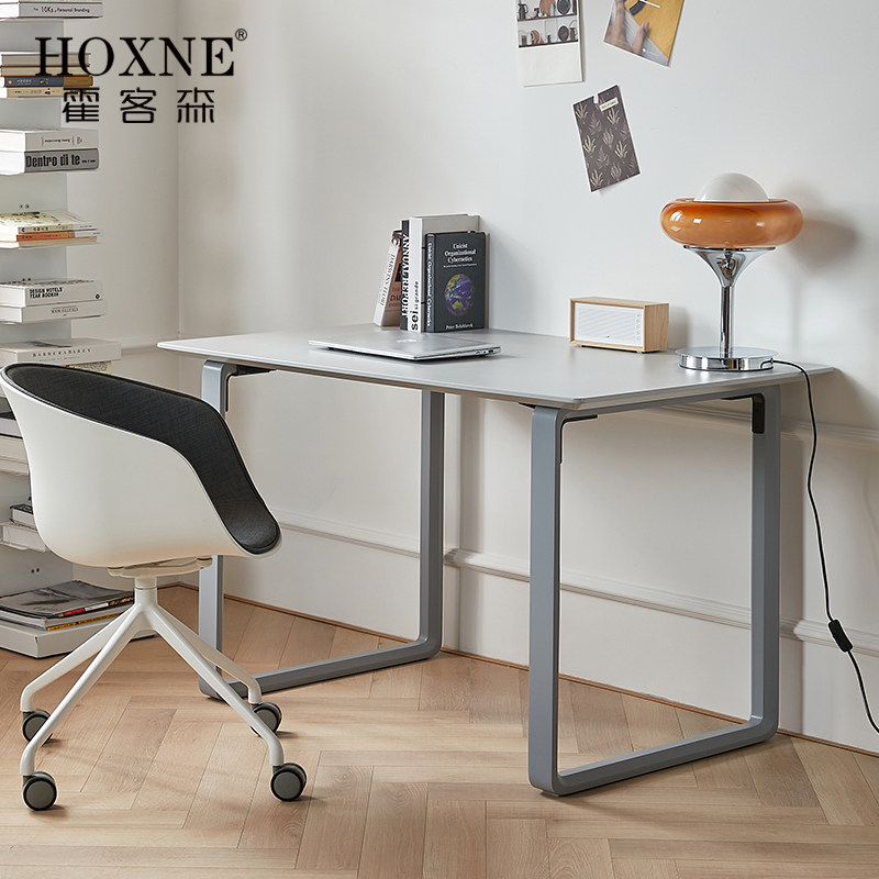 霍客森北欧轻奢实木脚餐桌家用小户型吃饭长方形现代简约餐厅桌子