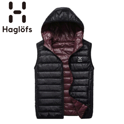 HAGLOFS火柴棍双面穿羽绒马甲男