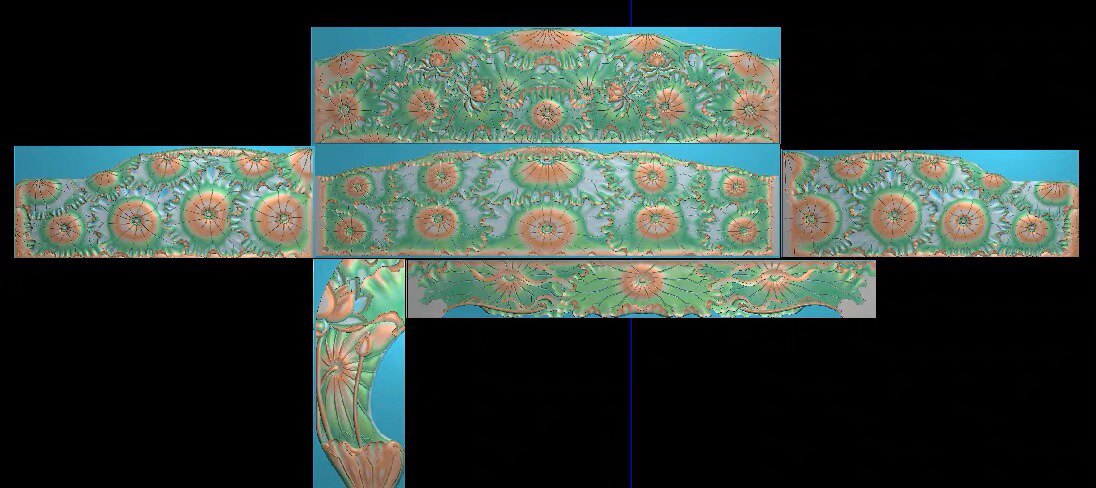 精雕图莲花 荷花罗汉床 东阳木雕工艺品挂屏手工雕刻扫描精雕图