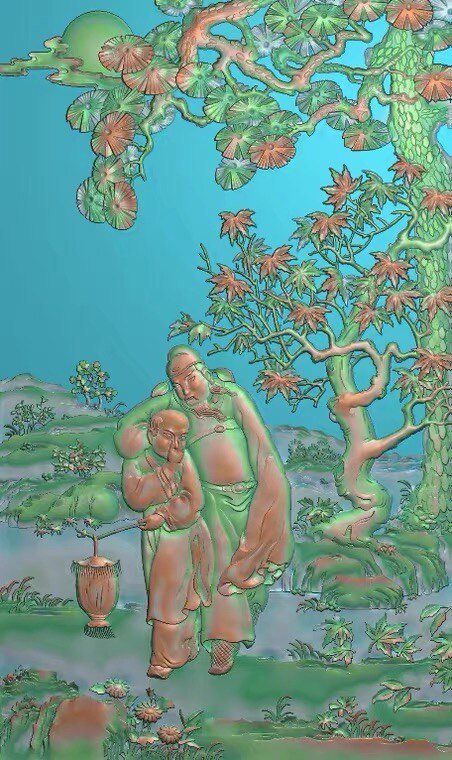 精雕图典故人物 太白醉酒 东阳木雕工艺品挂件挂屏屏风手工雕刻