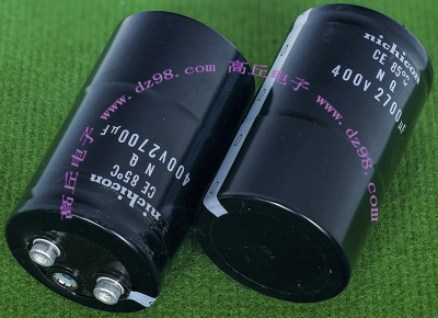 进口拆机 日本 nichicon 400V 2700uF 电容