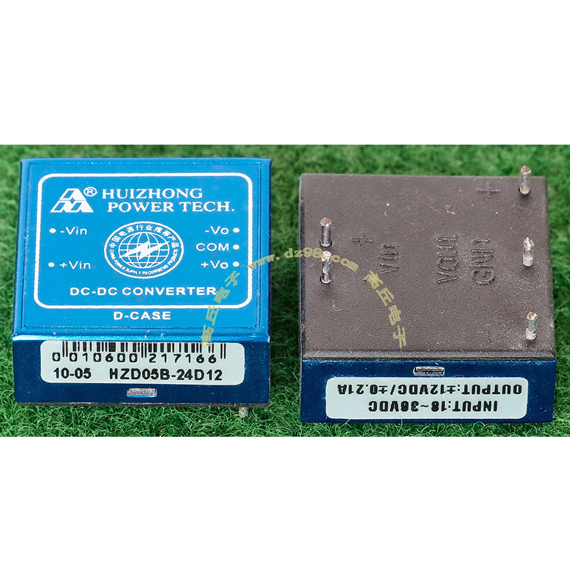 HZD05B-24D12 18-36V 转 正负12V 0.21A 5W 隔离电源模块 24V