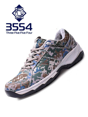 3554正品迷彩作训鞋新式迷彩鞋男户外跑步训练鞋超轻透气耐磨跑鞋
