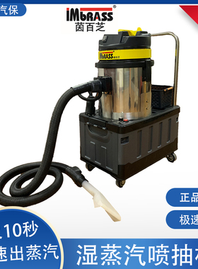 茵百芝SMD380湿蒸汽喷抽一体机地毯座椅沙发汽车内饰干湿吸一体机