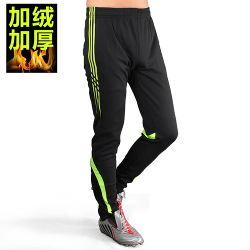 运动长裤收小腿加绒加厚跑步男