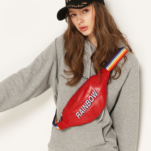 欧美时尚斜挎腰包