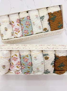 秘语新款《森林画报》商场同款泡泡纱中腰女士内裤62026/62027