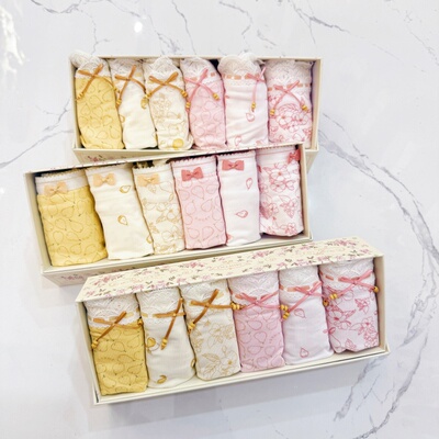 秘语《梨想乐园》女士内裤粘纤柔软中腰三角裤62023/62024/62025