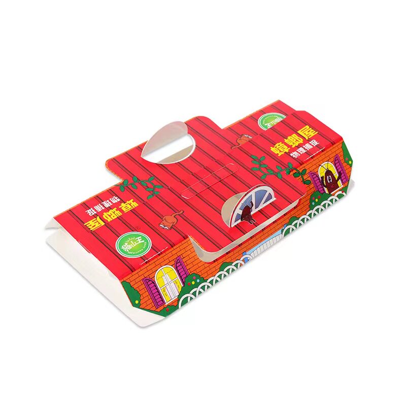 胜安速灭蟑螂屋纸盒子贴超强力捕捉器室内厨房环保诱饵粘虫纸板盒