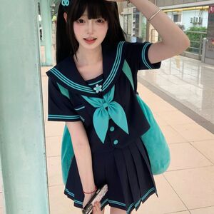 原创jk制服水手服正版元音少女校供正品日系学院风女基础中间套装